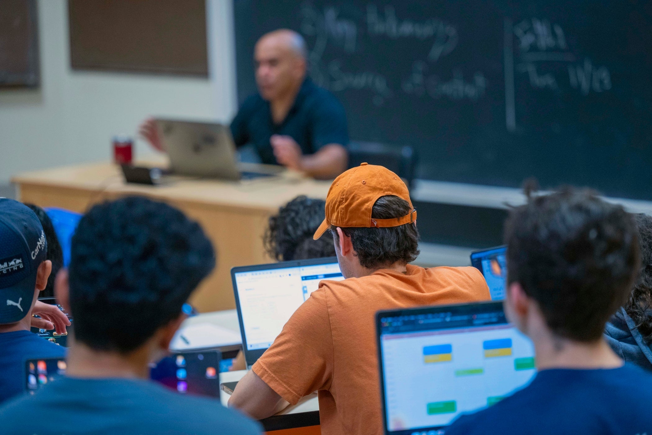 Foster Kevin teaching class